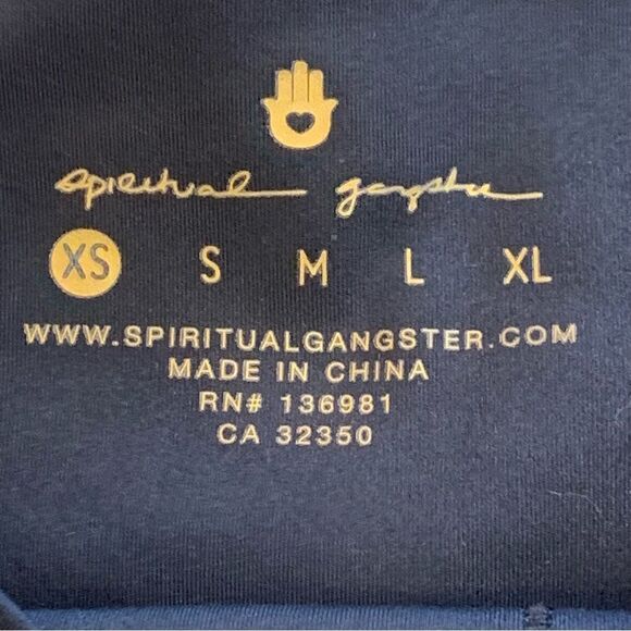 Spiritual Gangster Intent Biker Shorts Short Hearts Rainbow Size XS - Picture 7 of 11